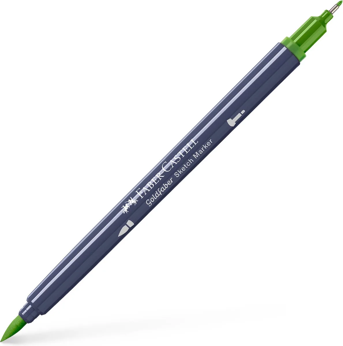 sketchmarker - Goldfaber - 168 earth green - alcoholmarker - FC-164860 fra Faber-Castell i 168 earth green – produktbillede