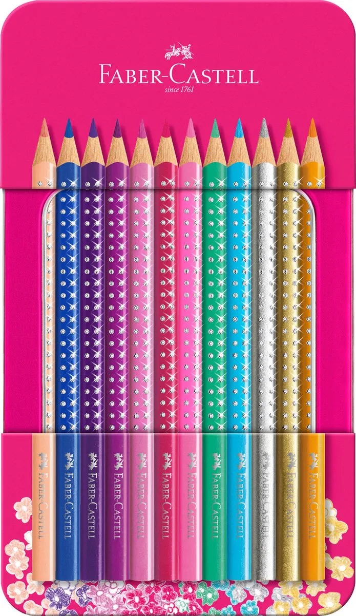 Crayon De Couleur 201737 de Faber-Castell en Assorti 12 kleuren – photo produit
