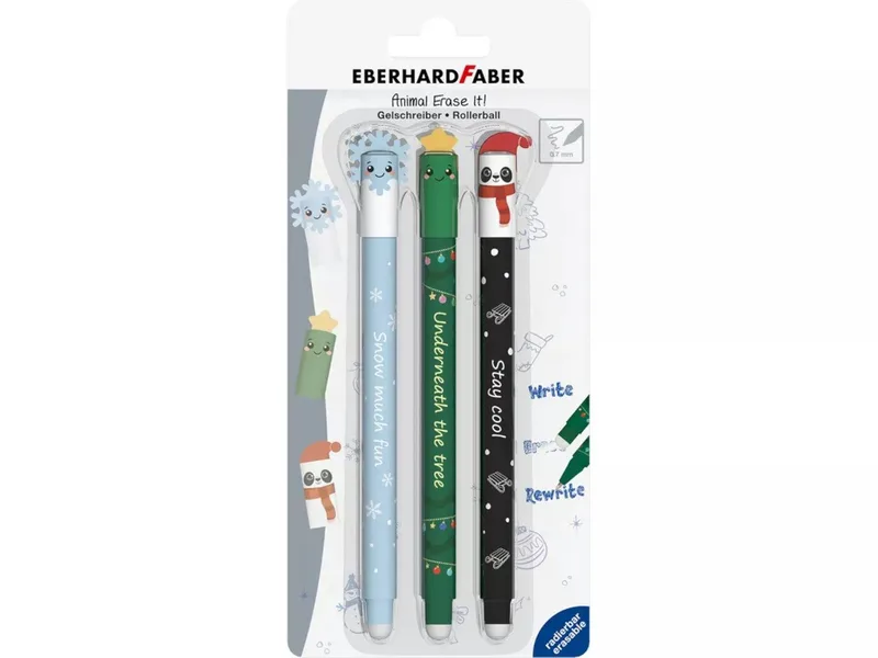 Spiel Eberhard Faber Animal Erase it! Winter Edition 3 Gelschreiber by Faber-Castell – product photo