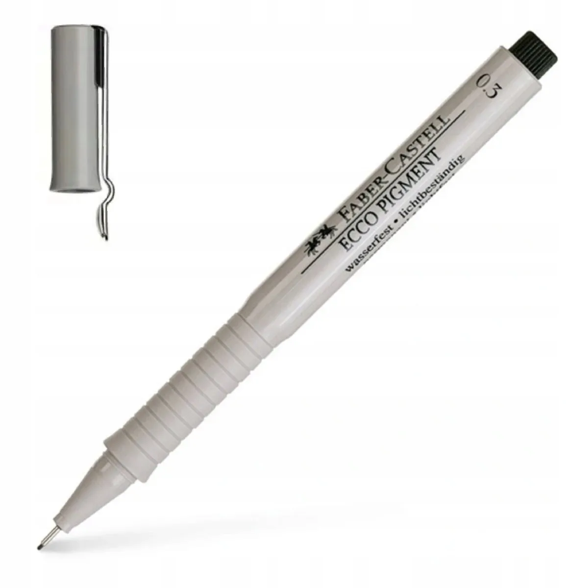 Tekenpen 0,3mm - Professioneel & Kalligrafie de Faber-Castell en Noir – photo produit