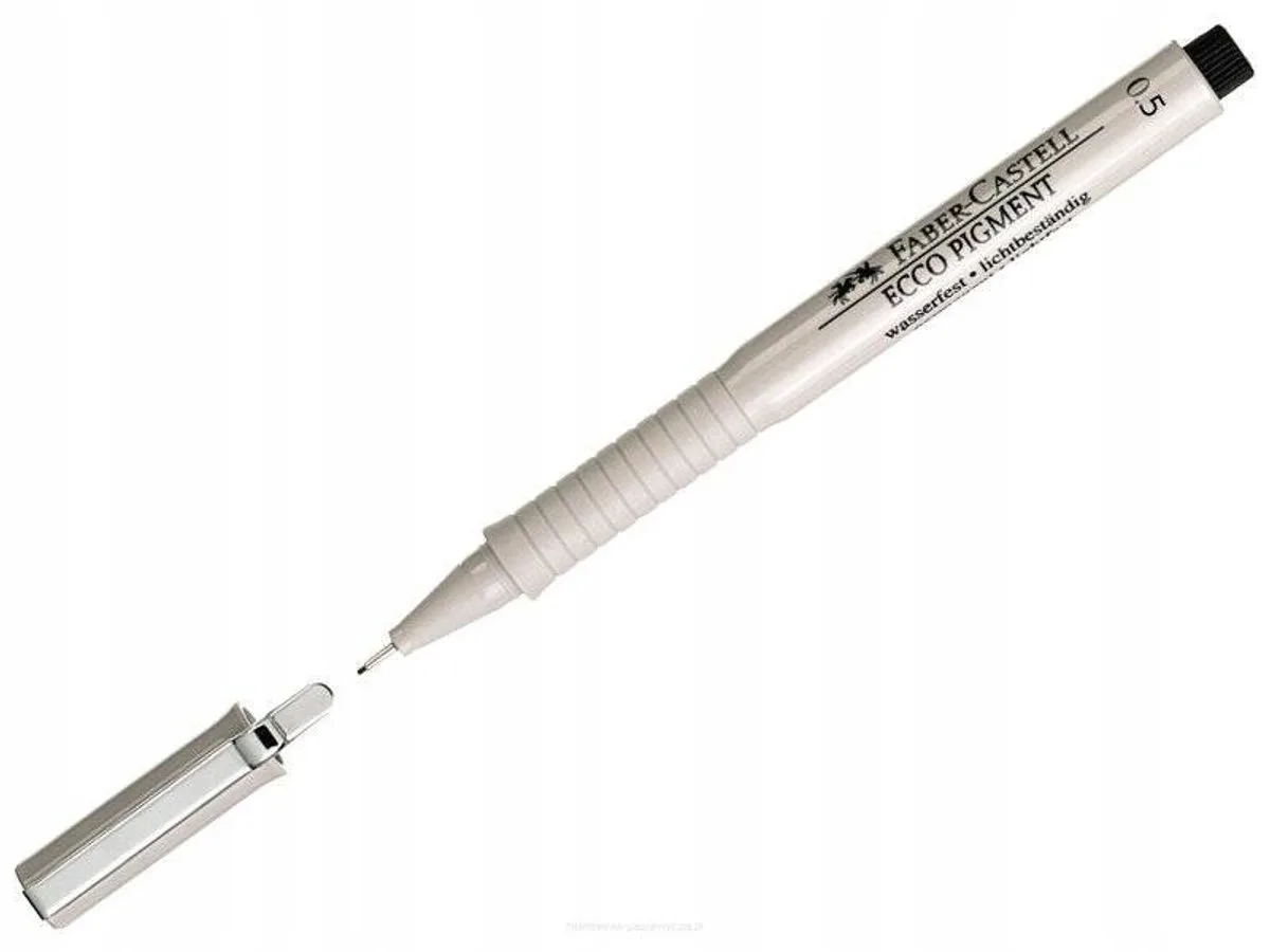 Tekenpen 0.5mm - Ideaal voor Tekenen en Schetsen de Faber-Castell en Noir – photo produit