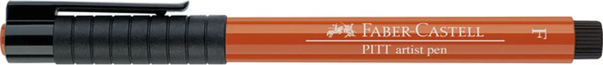tekenstift Faber-Castell Pitt Artist Pen F FC-167288 de Faber-Castell en Sanguine – photo produit