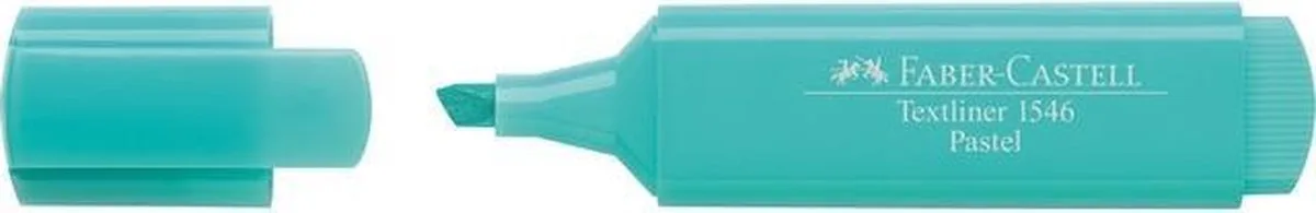 tekstmarker 1546 pastel aqua van Faber-Castell in Assorti – productfoto