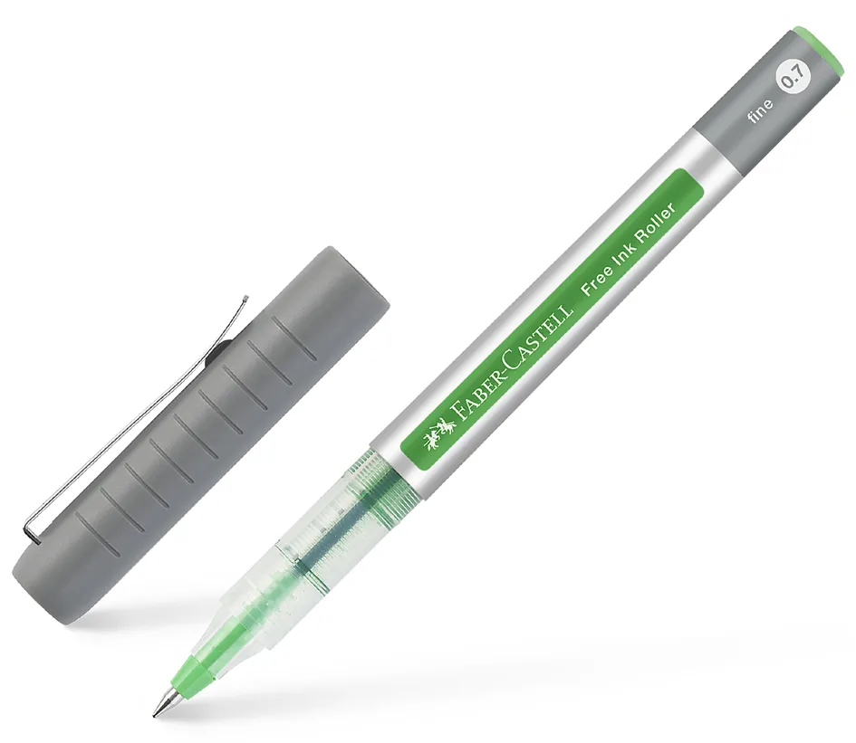 Tintenroller Free Ink Fine, grasgrün von Faber-Castell – Produktfoto