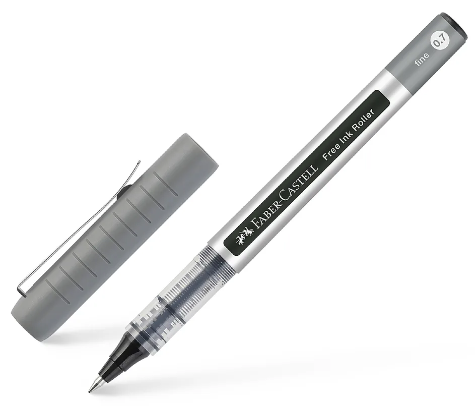 Tintenroller Free Ink Fine, schwarz von Faber-Castell – Produktfoto