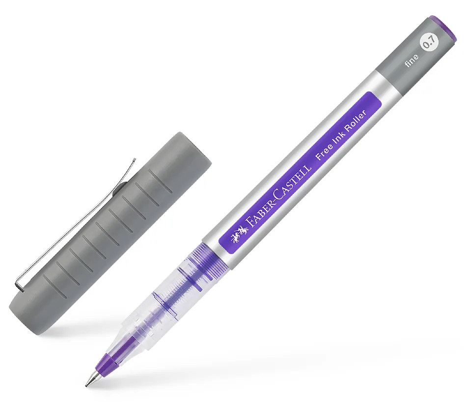 Tintenroller Free Ink Fine, violett von Faber-Castell – Produktfoto