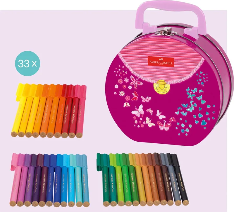 viltstift - Connector - cadeauset - 33-delig - FC-155537 de Faber-Castell en Assorti – photo produit