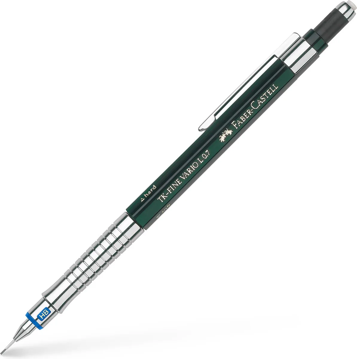 vulpotlood - TK-Fine Vario L - lijnbreedte 0,7mm - FC-135700 van Faber-Castell in Groen – productfoto