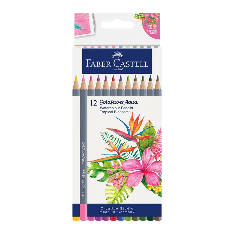 WC Pencils GoFa Aqua – 12 pcs. in Box (114610) by Faber-Castell – product photo