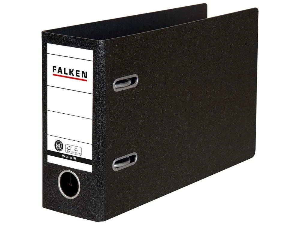 Bankordner Falken Ordner DIN A5, Querformat de Falken en Noir – photo produit
