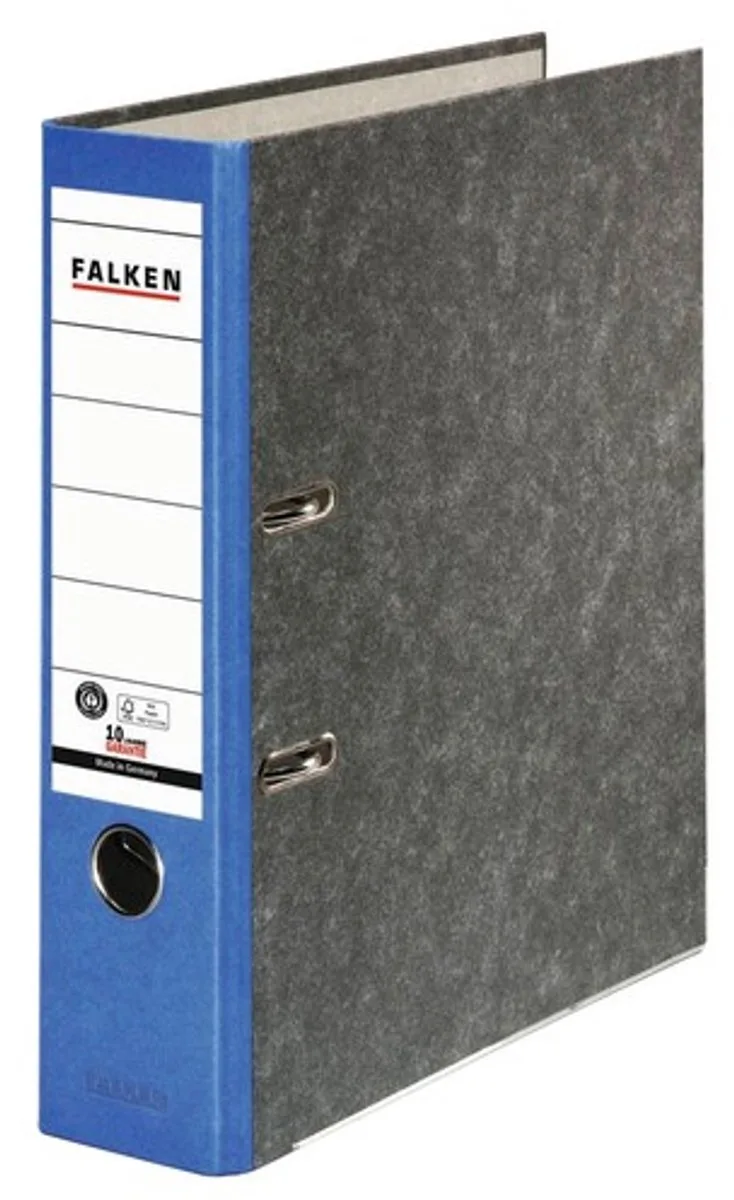 Ordner hfb recycled A4 8cm de Falken en Bleu – photo produit