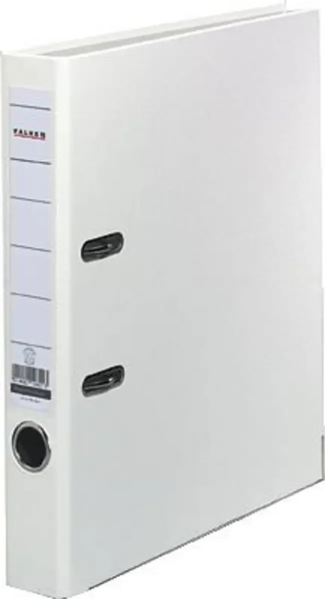 Ordner PP-Color DIN A4 Rückenbreite: 50 mm Weiß 2 Bügel 9984121 de Falken – photo produit