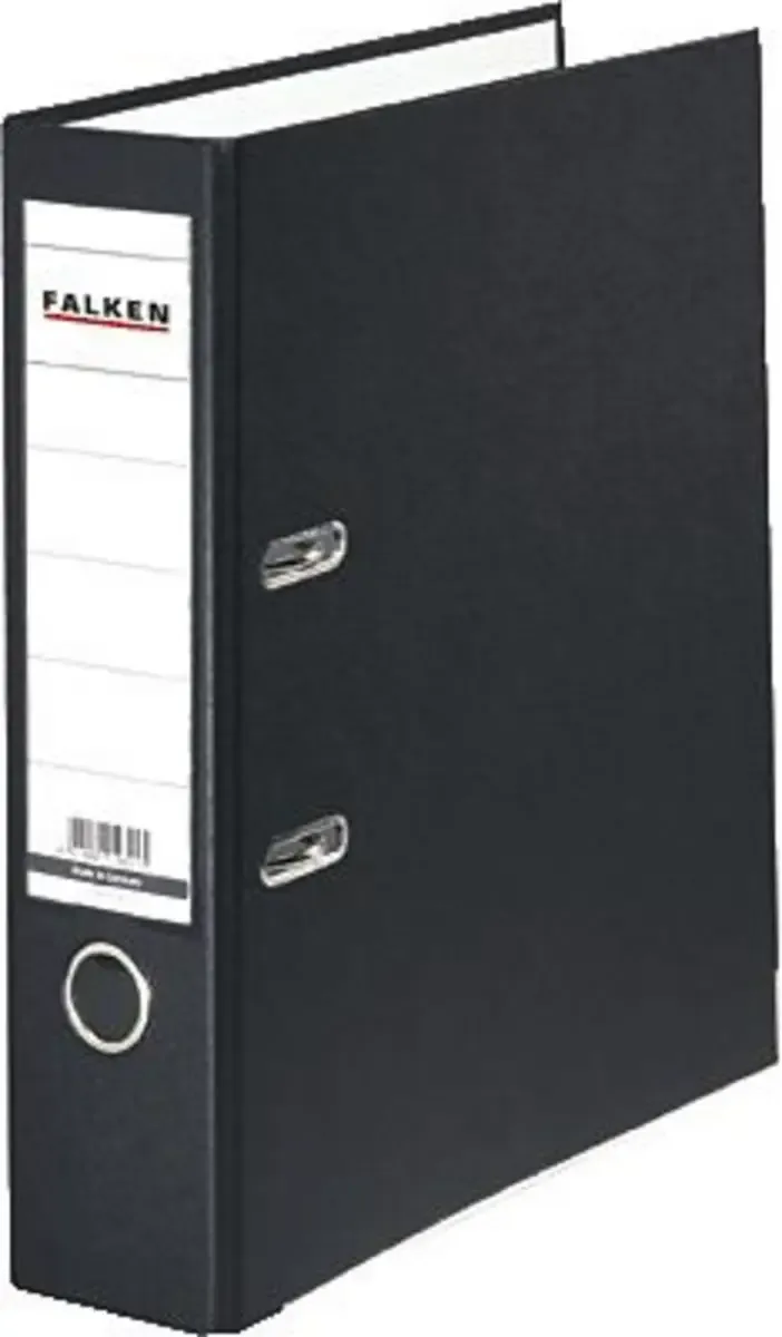 Ordner PP-Color DIN A4 Rückenbreite: 80 mm Schwarz 2 Bügel 9984089 de Falken – photo produit
