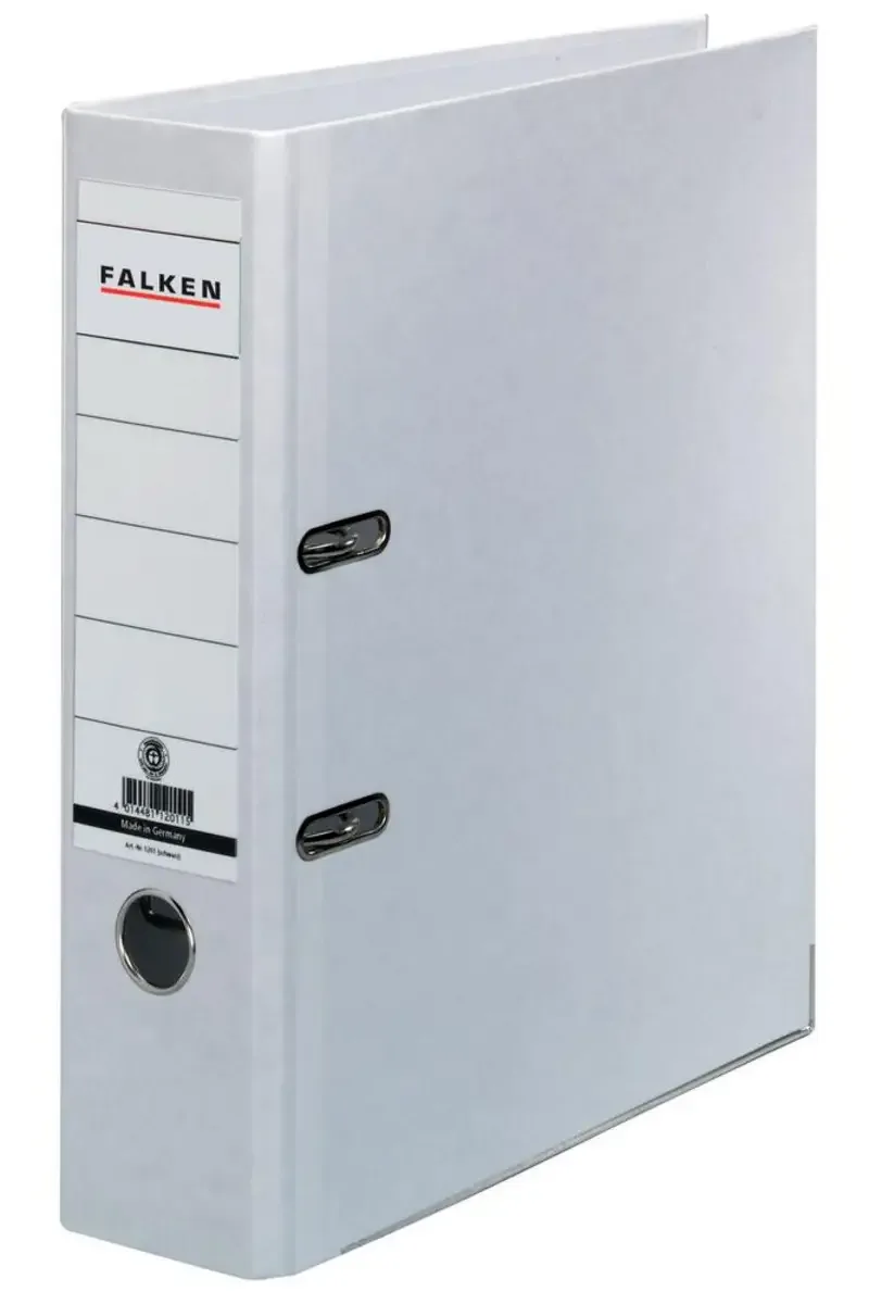 Ordner Recycolor DIN A4 Rückenbreite: 80 mm Weiß 2 Bügel 11285897 de Falken – photo produit