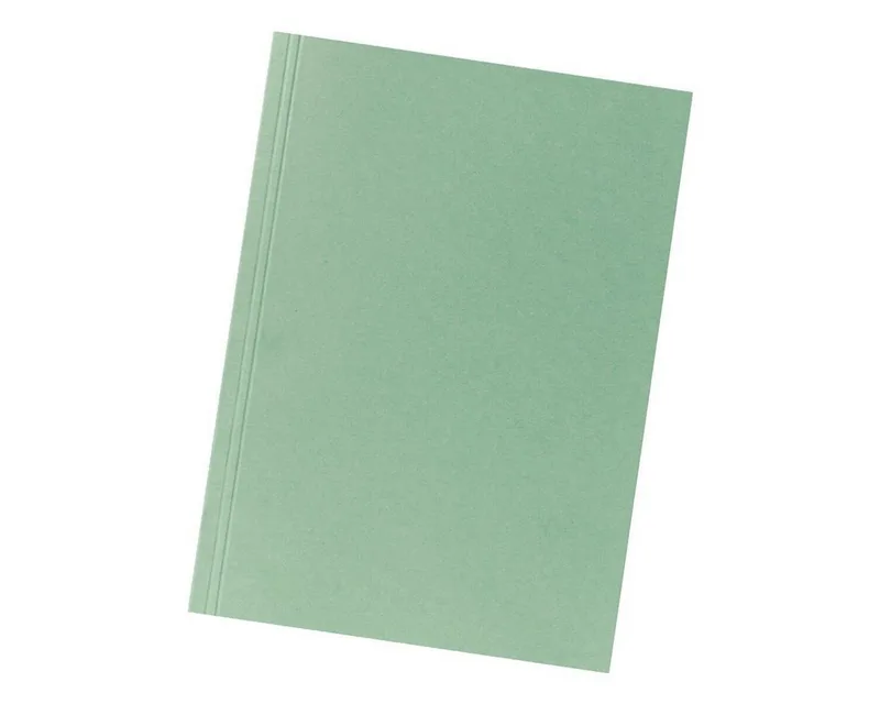 Organisationsmappe, Aktendeckel, seitlich/ oben/ unten offen, A4, Manila-Recyclingskarton by Falken in Green – product photo