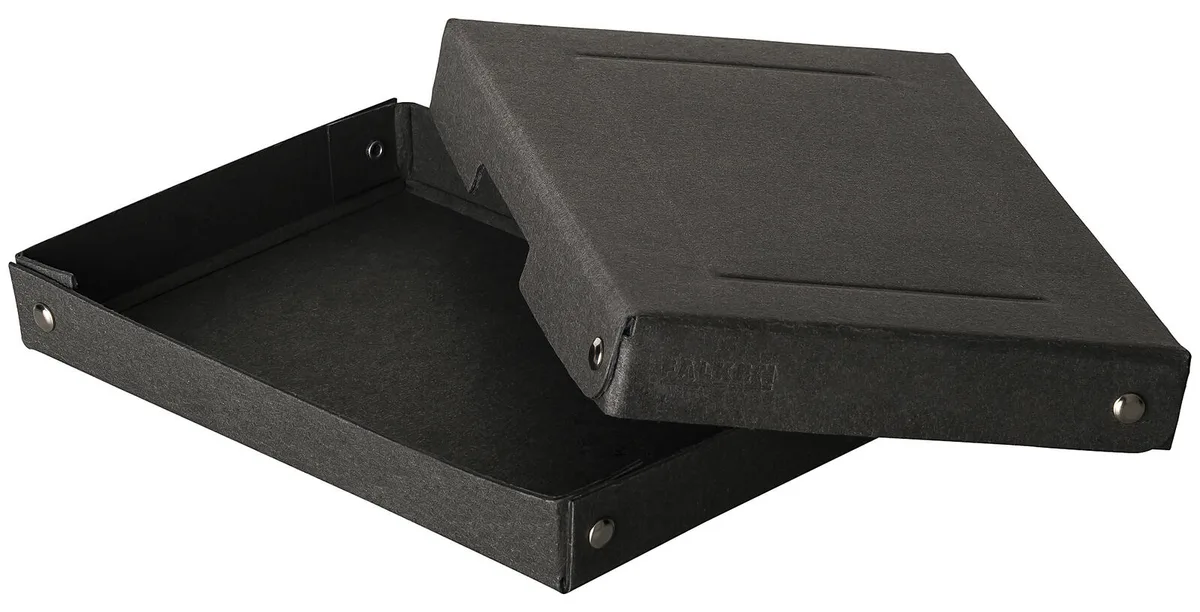 PURE 190x130mm Aufbewahrungsbox 310 Blatt schwarz 14,0 x 20,0 x 2,5 cm, 1 St. de Falken – photo produit