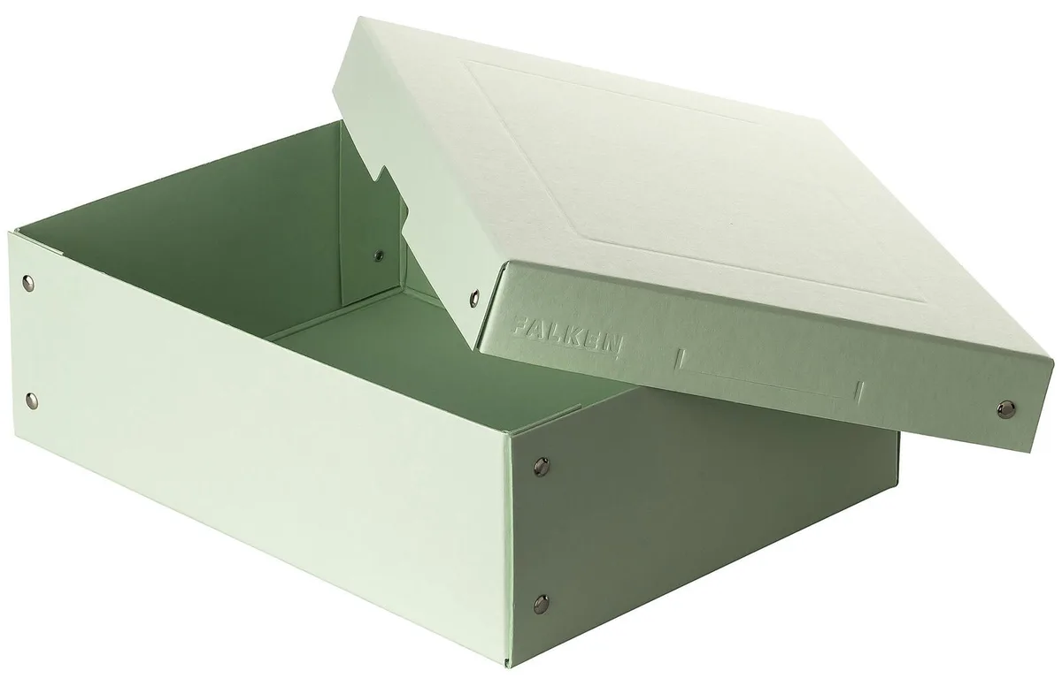 PURE Aufbewahrungsbox 1250 Blatt pastellgrün 24,0 x 32,0 x 10,0 cm, 1 St. de Falken – photo produit