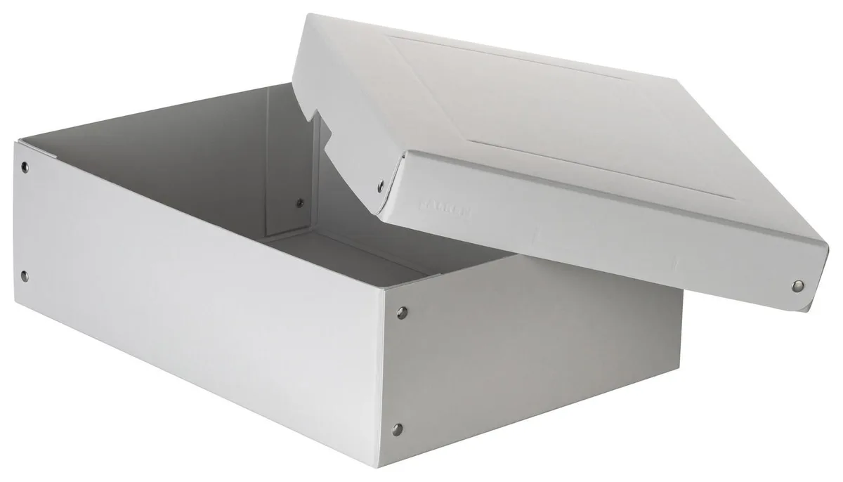 PURE Aufbewahrungsbox 1250 Blatt weiß 24,0 x 32,0 x 10,0 cm, 1 St. van Falken – productfoto