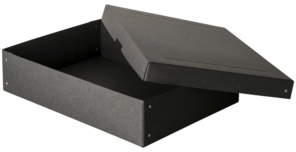 PURE Aufbewahrungsbox 14,0 l schwarz 32,0 x 44,0 x 10,0 cm, 1 St. från Falken – produktbild