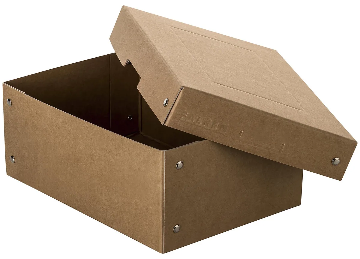 PURE Aufbewahrungsbox 4,5 l braun 18,0 x 25,0 x 10,0 cm, 1 St. de Falken – photo produit