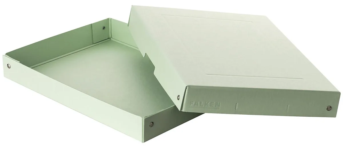 PURE Aufbewahrungsbox 500 Blatt pastellgrün 24,0 x 32,0 x 4,0 cm, 1 St. de Falken – photo produit