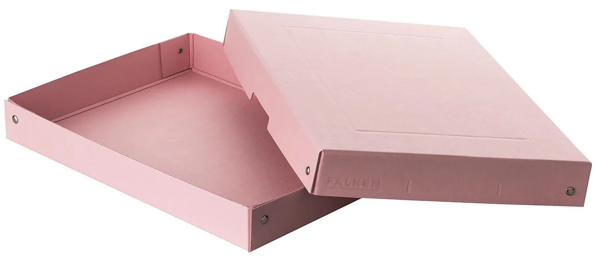 PURE Aufbewahrungsbox 500 Blatt pastellrosa 24,0 x 32,0 x 4,0 cm, 1 St. de Falken – photo produit