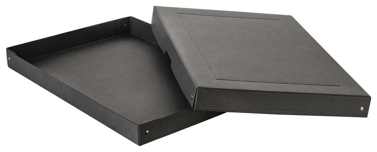 PURE Aufbewahrungsbox 500 Blatt schwarz 32,0 x 44,0 x 4,0 cm, 1 St. de Falken – photo produit