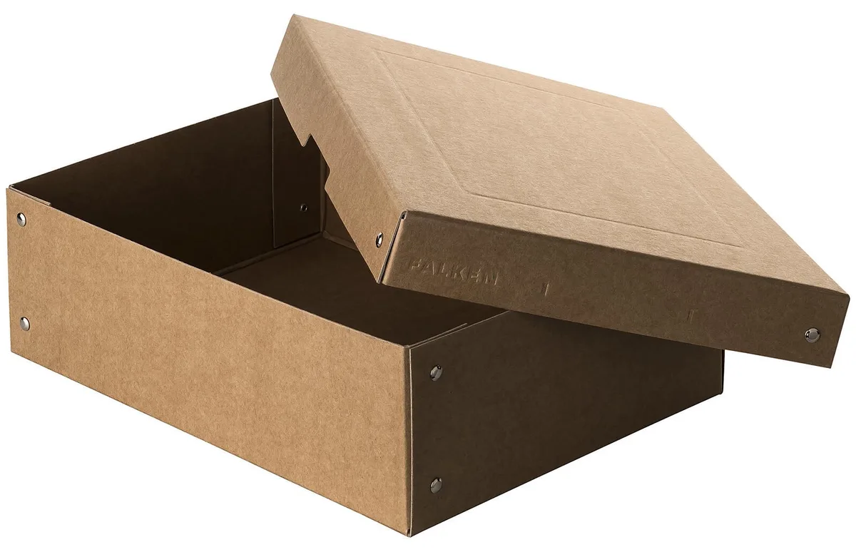 PURE Aufbewahrungsbox 7,0 l braun 24,0 x 32,0 x 10,0 cm, 1 St. de Falken – photo produit