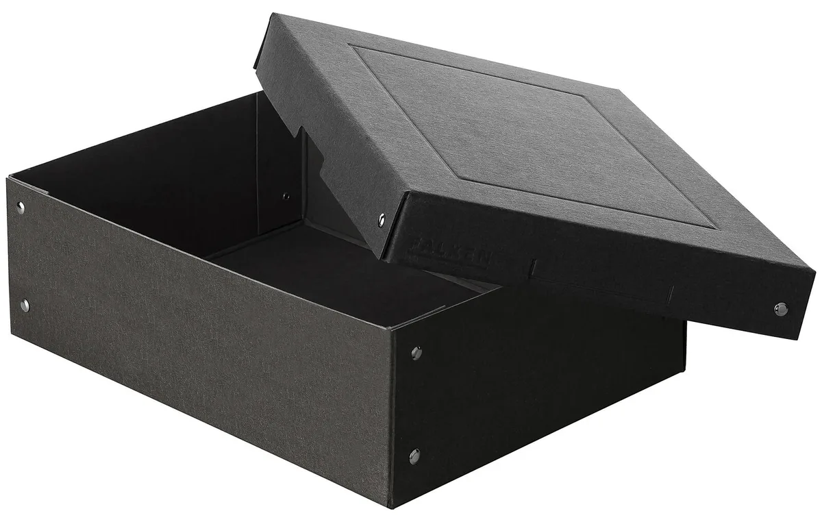 PURE Aufbewahrungsbox 7,0 l schwarz 24,0 x 32,0 x 10,0 cm, 1 St. de Falken – photo produit