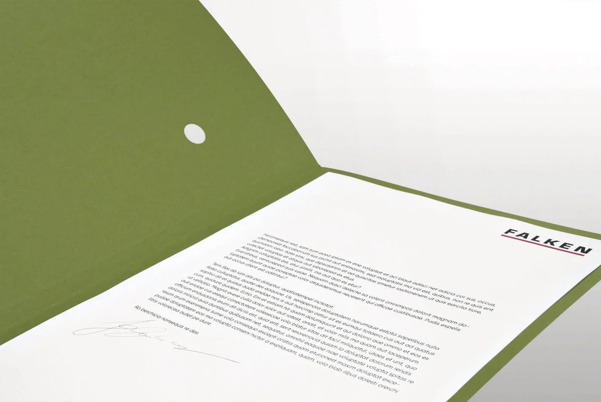 Sammelmappe Forever DIN A4 grün van Falken – productfoto