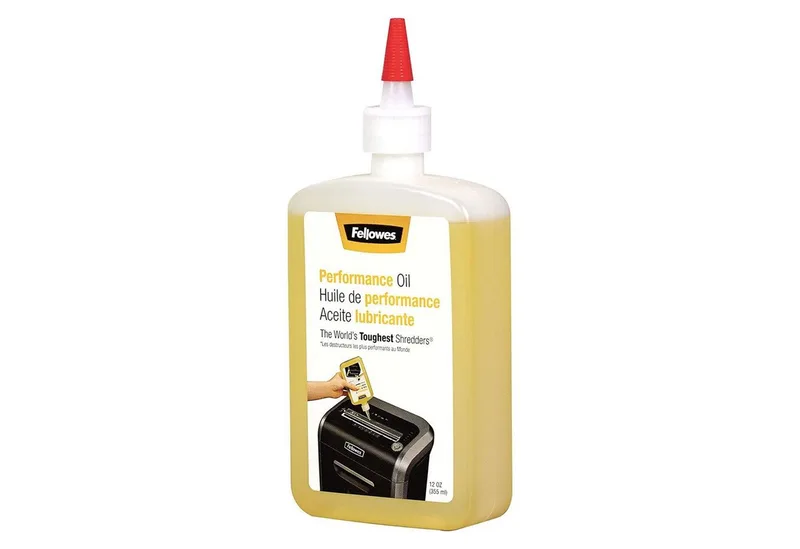 Papiervernietiger Olie - onderhoud voor papiervernietigers - 355ml van Fellowes – productfoto