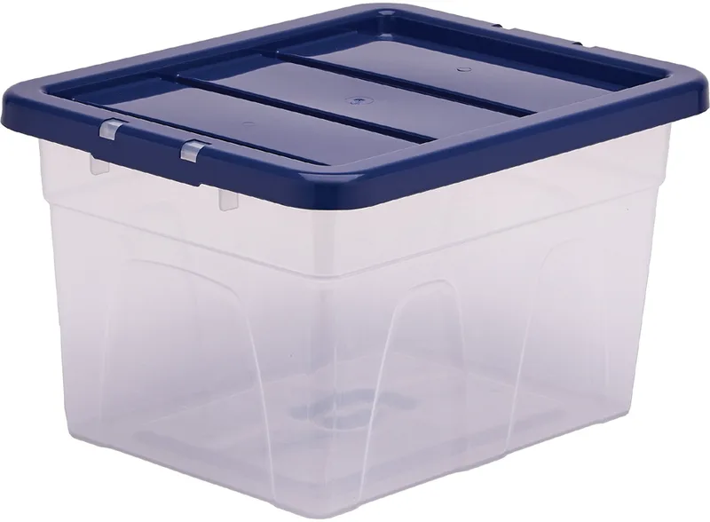 Aufbewahrungsbox BANKERS BOX, 22 Liter, transparent van Fellowes – productfoto