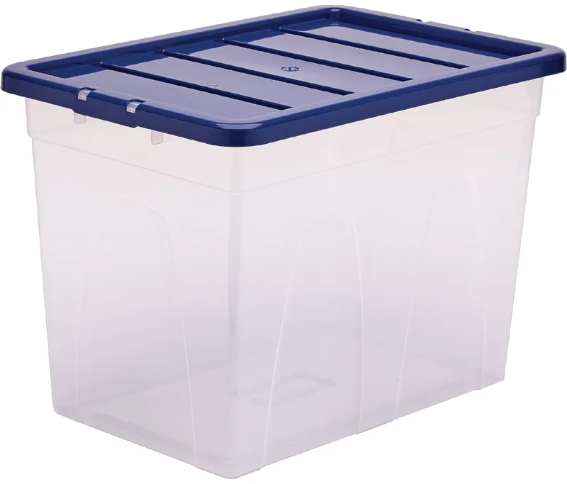 Aufbewahrungsbox BANKERS BOX, 64 Liter, transparent by Fellowes – product photo