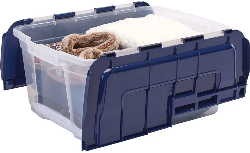 Aufbewahrungsbox BANKERS BOX, Klappdeckel, 45 Liter van Fellowes – productfoto