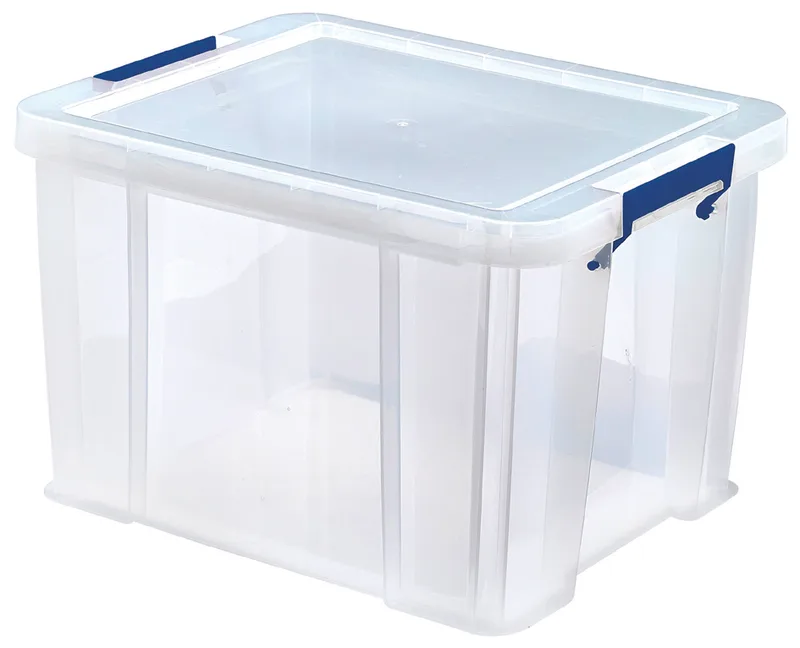 Aufbewahrungsbox ProStore, 36 Liter, transparent de Fellowes – photo produit