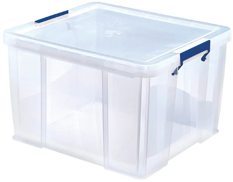 Aufbewahrungsbox ProStore, 48 Liter, transparent de Fellowes – photo produit