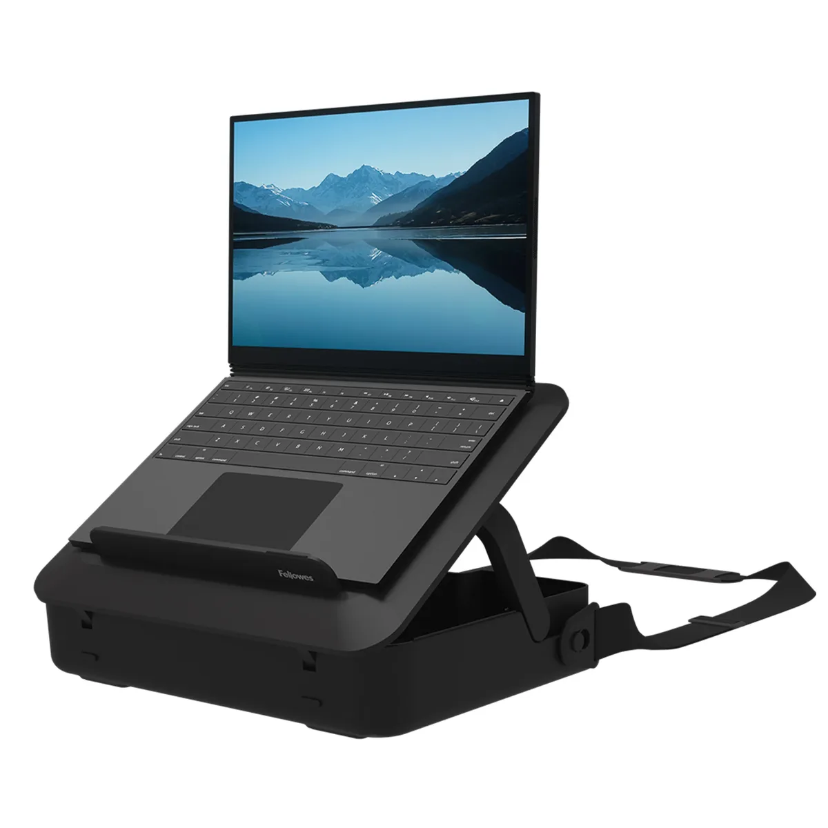 BREYTA LAPTOP STAND CARRY CASE BLACK 35,6 cm (14") Hardshell-doos Zwart de Fellowes – photo produit