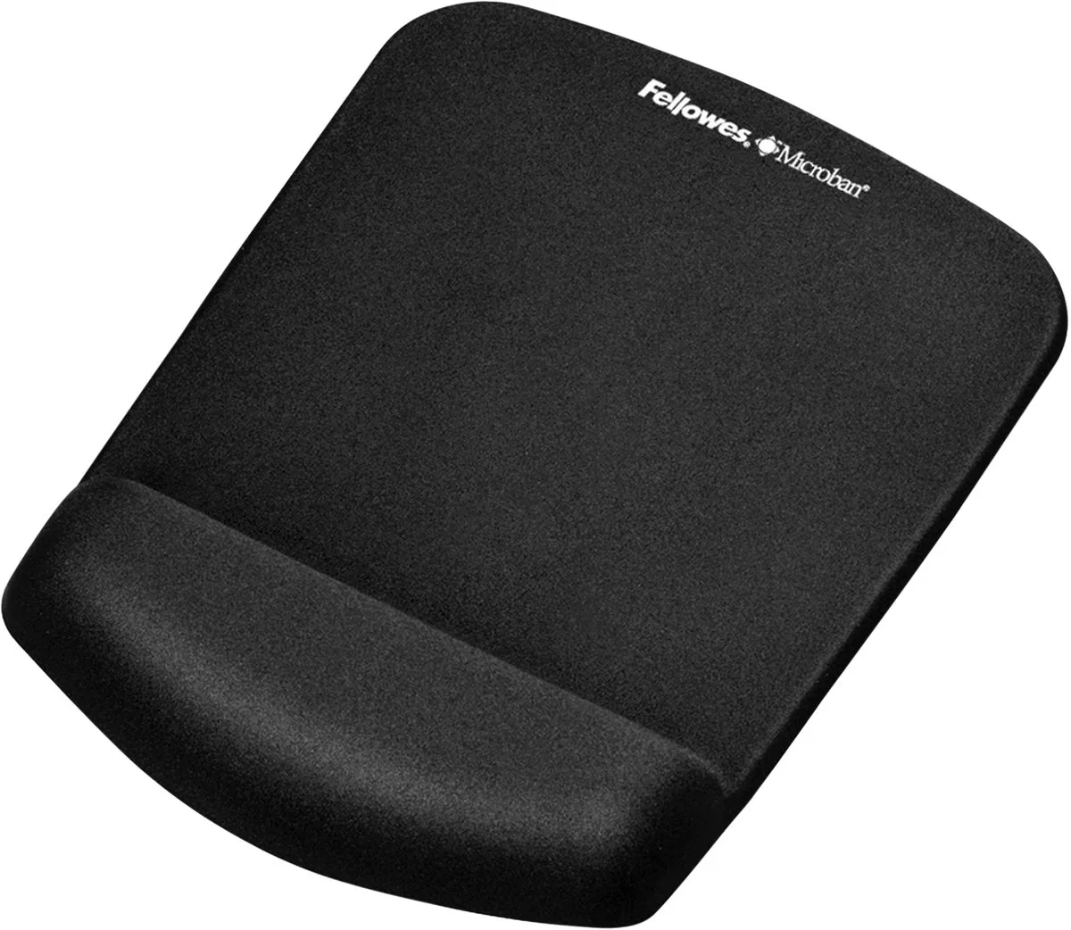 Tapis De Souris Fusion Plushtouch de Fellowes en Noir – photo produit