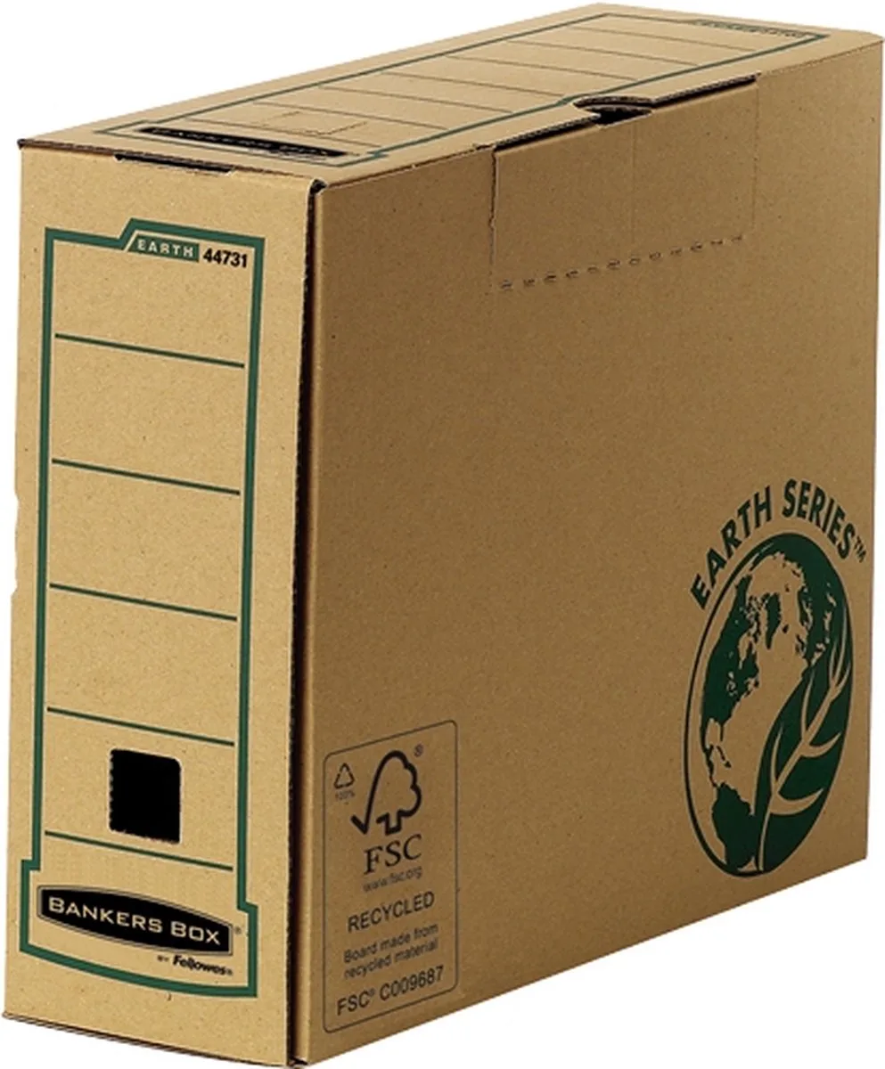Fellowes 4473102 tijdschriftenhouder Papier Groen de Fellowes en Marron – photo produit