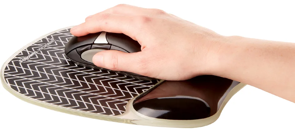 Handgelenkauflage mit Maus Pad Photo Gel by Fellowes – product photo