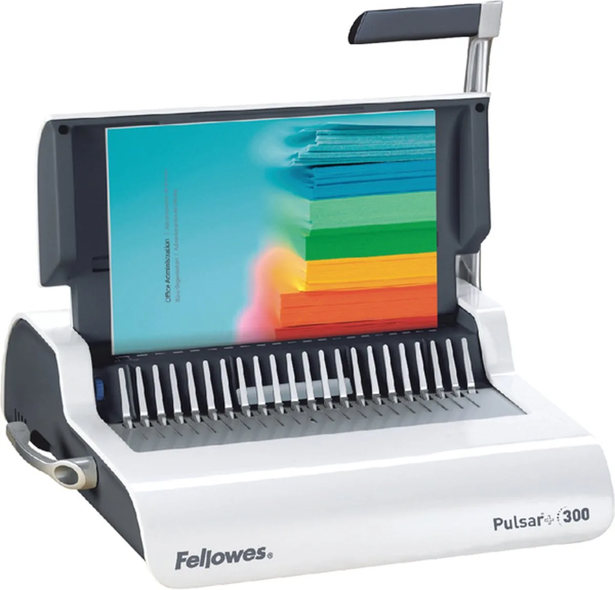 Inbindmachine Fellowes Pulsar+ – Inbindapparaat 300 Vel – 20 Vel Ponscapaciteit – Binder voor Kantoor & Thuis de Fellowes en Blanc – photo produit