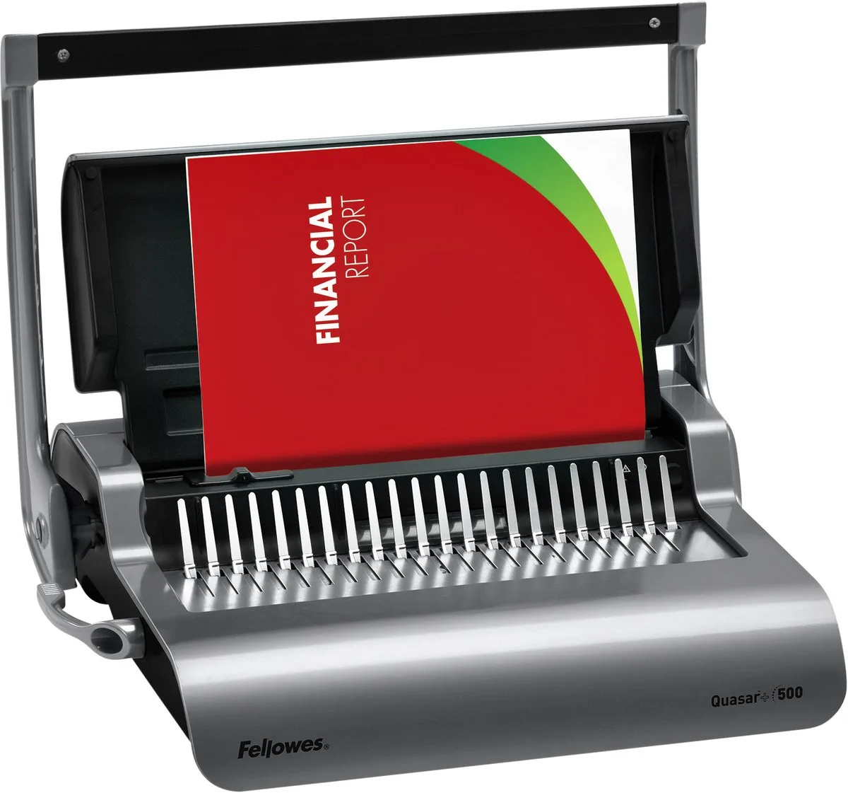 inbindmachine Quasar plus plastic bindrug, 500 vel fra Fellowes i False – produktbillede