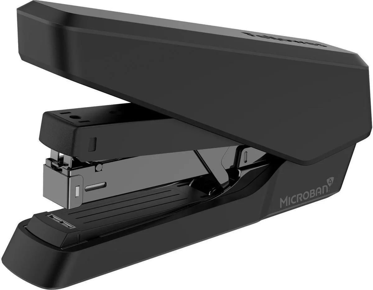 LX870 Nietmachine - 40 vel - EasyPress - Antibacterieel fra Fellowes i Sort – produktbillede