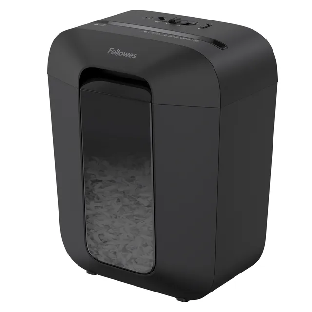 Papiervernietiger Fellowes Powershred LX45 snippers 4x37mm zwart van Fellowes – productfoto