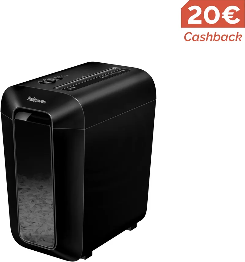 Powershred papiervernietiger LX65, zwart de Fellowes – photo produit