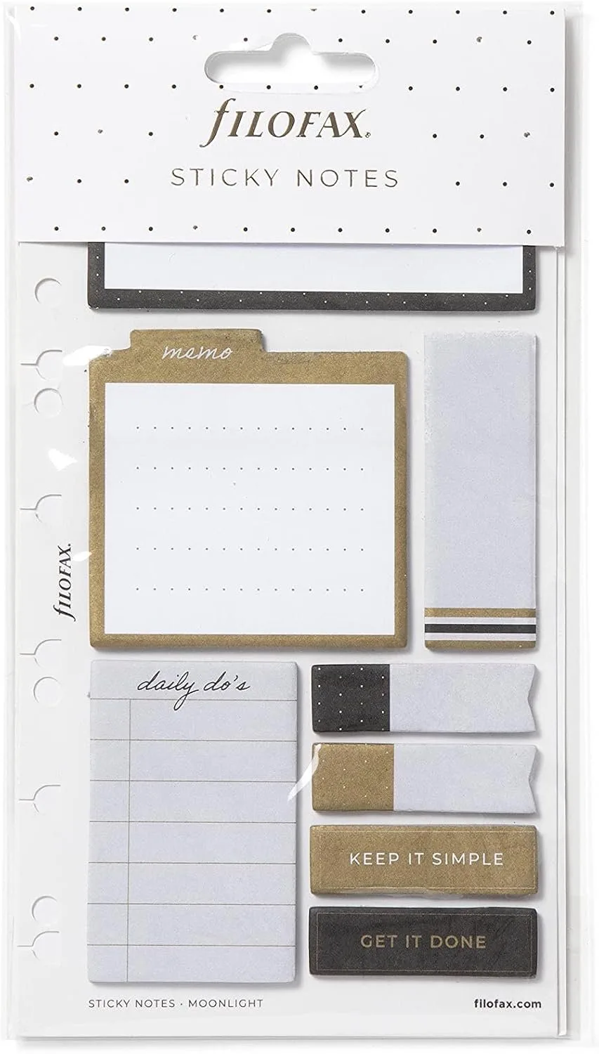 Herbruikbare Sticky Notes 5mm x 164mm by Filofax in Moonlight – product photo