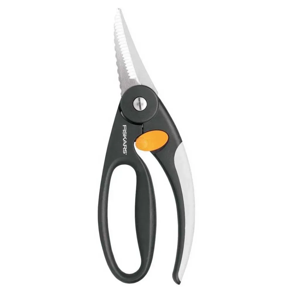 Fiskars 1003032 Ciseaux de cuisine gauchers, droitiers 220 mm noir de Fiskars – photo produit