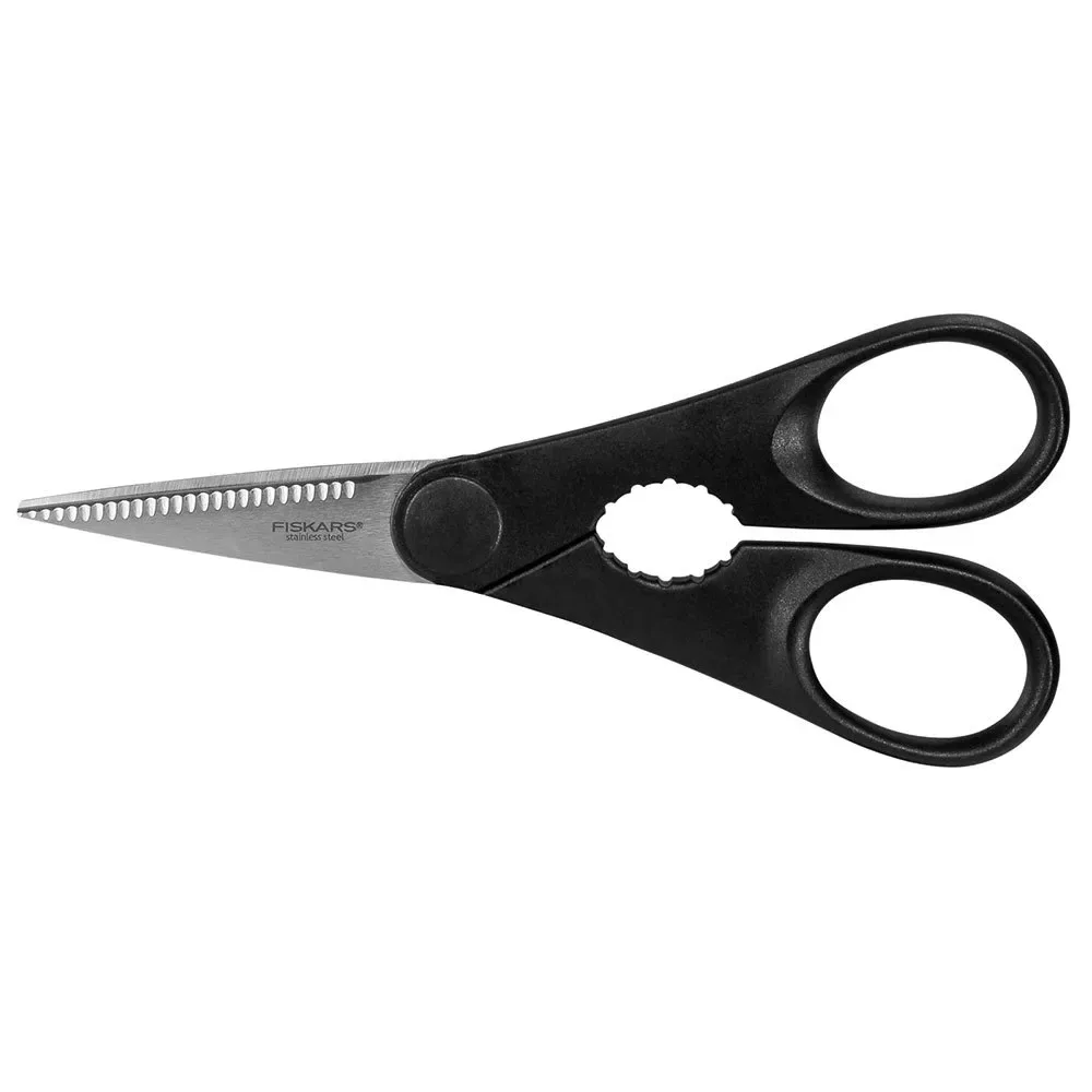 Ciseaux De Cuisine Essentiels Avec Ouvre-bouteille 20 Cm de Fiskars – photo produit