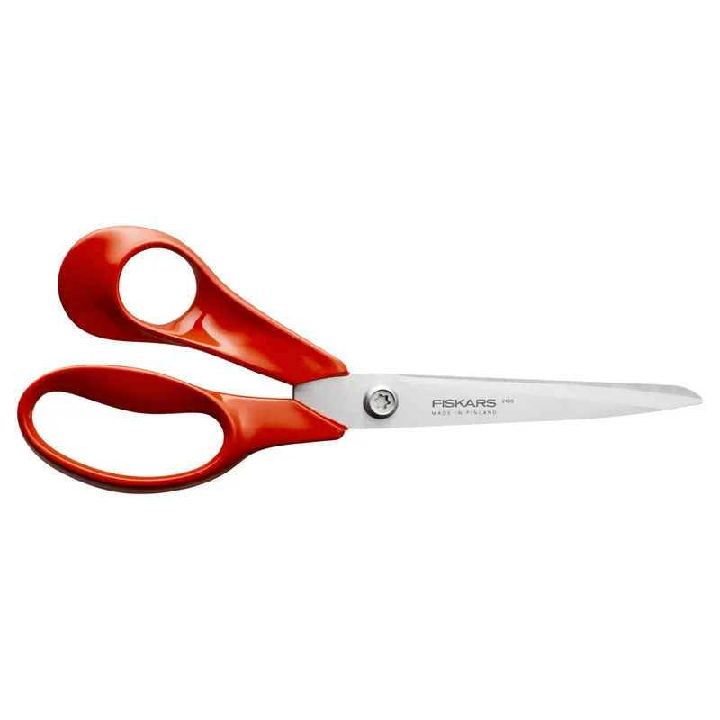 Classic Universele Schaar 21 cm, Linkshandig, Rood de Fiskars – photo produit