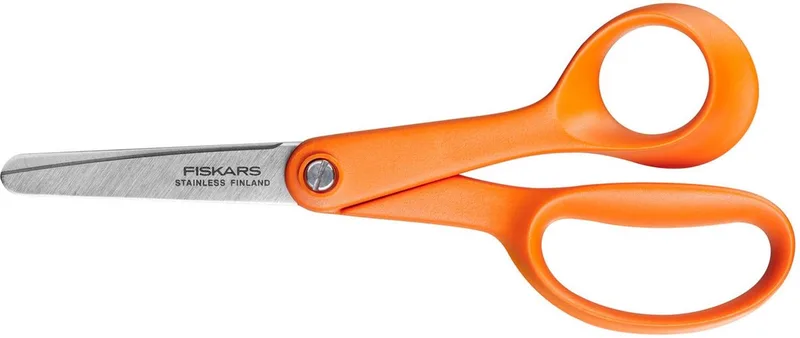 Klassieke Kinderschaar, l: 14 cm, rechtshandig, 1stuk von Fiskars in Orange – Produktfoto